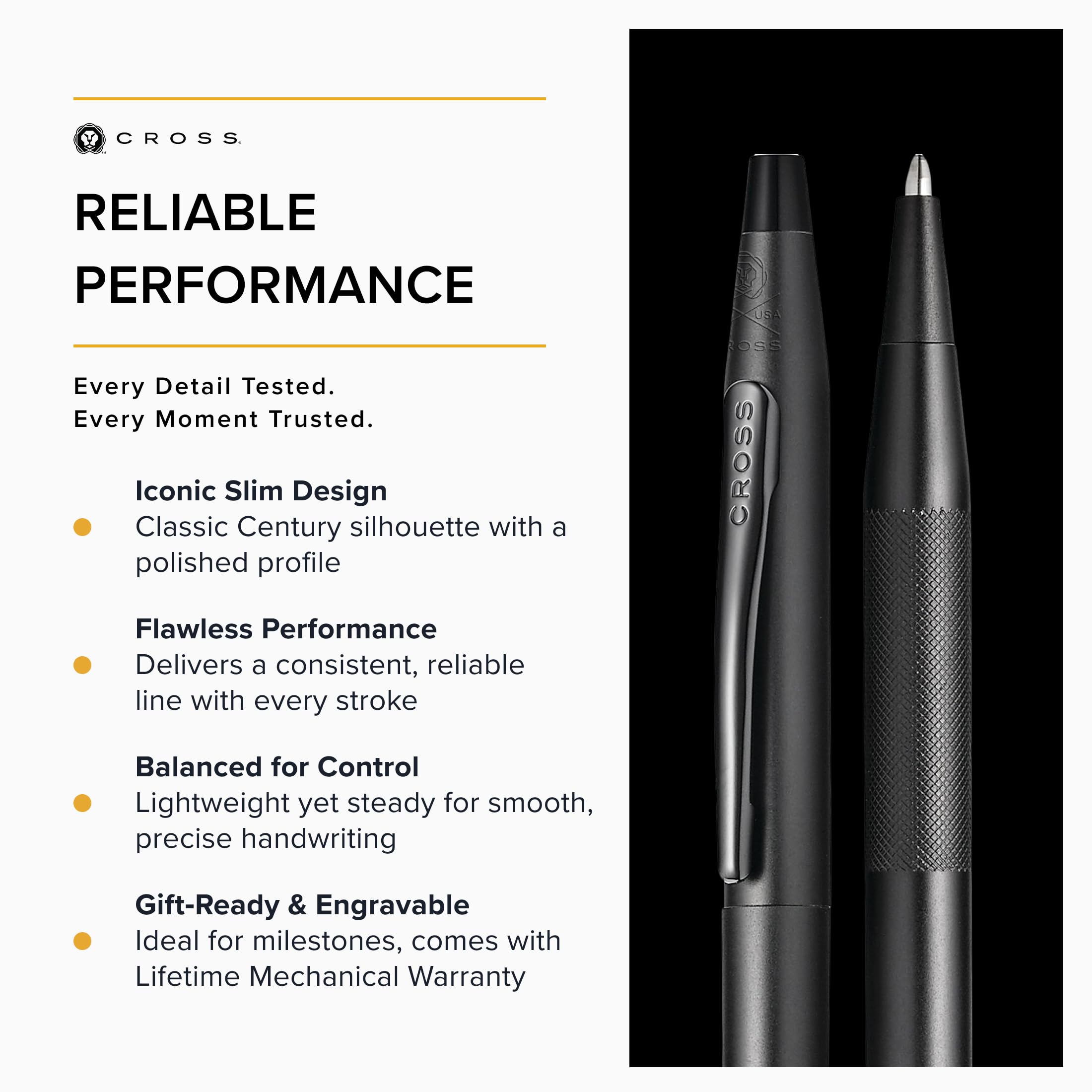 筆記具 Cross Classic Century Black Micro Knurl Amazon.com : Cross Classic Century Black PVD Micro-knurl Ballpoint